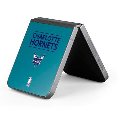 NBA Charlotte Hornets Standard - Blue Galaxy Z Flip6 Skin